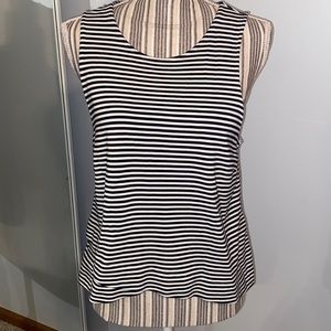 Banana Republic . Striped Top. Size Medium .